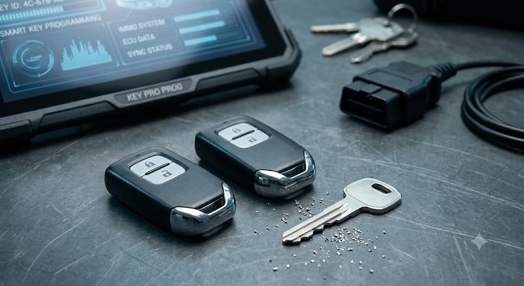 Duplicate car keys cut and programmed in Torrevieja.